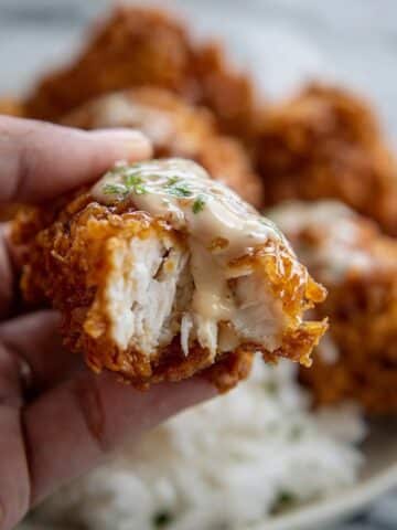 Bang Bang Chicken: Crispy Panko-Coated Chicken Tenderloins in Spicy Sweet Sauce Recipe
