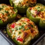 Easy Vegetarian Stuffed Bell Peppers with Rice Recipe