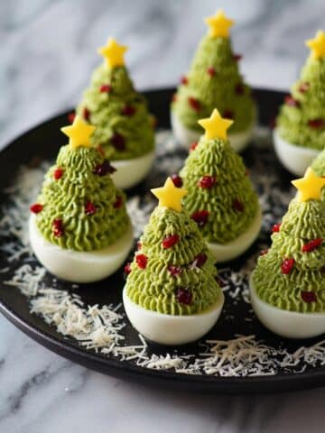 Deviled Egg Christmas Trees Recipe