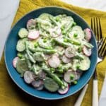Creamy Cucumber Pea Salad Recipe
