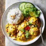 Thai Chicken Meatballs in Coconut Curry Recipe