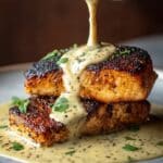 Blackened Salmon with Creamy Dijon Sauce Recipe
