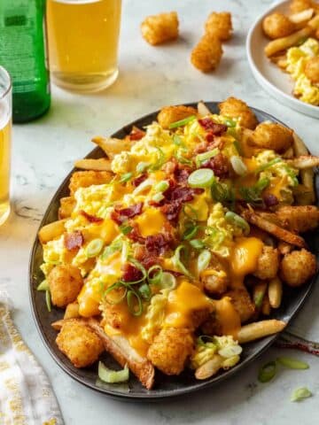 Breakfast Poutine with Hollandaise Sauce Recipe