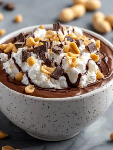 Chocolate Peanut Butter Cottage Cheese Bowl Recipe