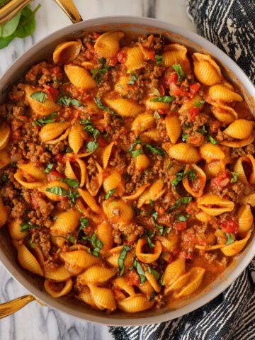 Simple Beef Pasta Skillet Recipe