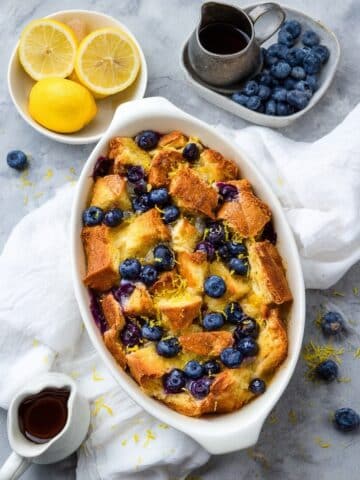 Creamy Blueberry French Toast Casserole Recipe