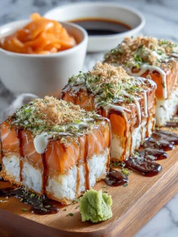 Easy Teriyaki Salmon Sushi Bake Recipe