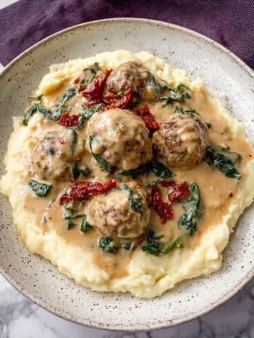Marry Me Meatballs with Tuscan-Style Cream Sauce Recipe
