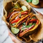 Sheet Pan Chicken Fajitas With Homemade Salsa Recipe