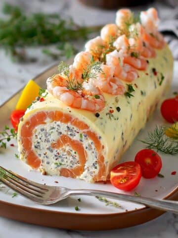 Savory Seafood Yule Log Recipe