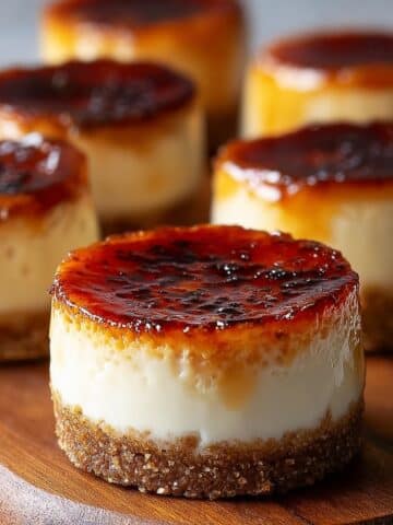 Mini Crème Brûlée Cheesecakes – Decadent Dessert Recipe