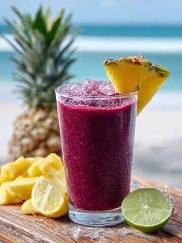 Hibiscus Tea Pineapple Smoothie Recipe