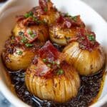 Honey-Glazed Shallots with Crispy Bacon Recipe