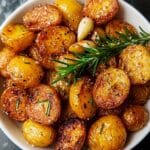 Crispy Roast Potatoes with Rosemary and Garlic Recipe