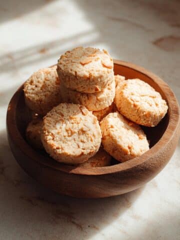Savory Cheddar and Blue Cheese Cookies with Fresh Herbs Recipe