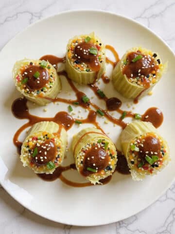 Big Mac-Inspired Rice Paper Rolls Recipe