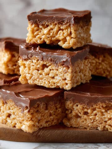 Chewy No-Bake Scotcheroos with Peanut Butter, Chocolate, and Butterscotch Recipe