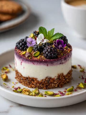 Sugar Plum Fairy Cheesecake Towers Recipe