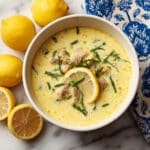 Keto Lemon Chicken Soup (Avgolemono) Recipe