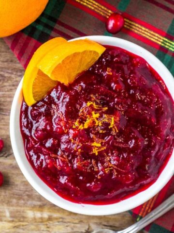 Homemade Cranberry Orange Sauce Recipe