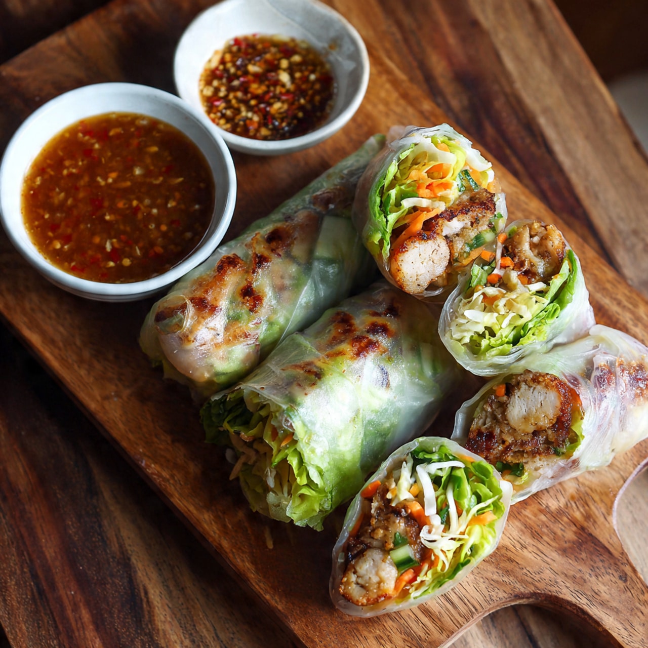 Big Mac-Inspired Rice Paper Rolls Recipe
