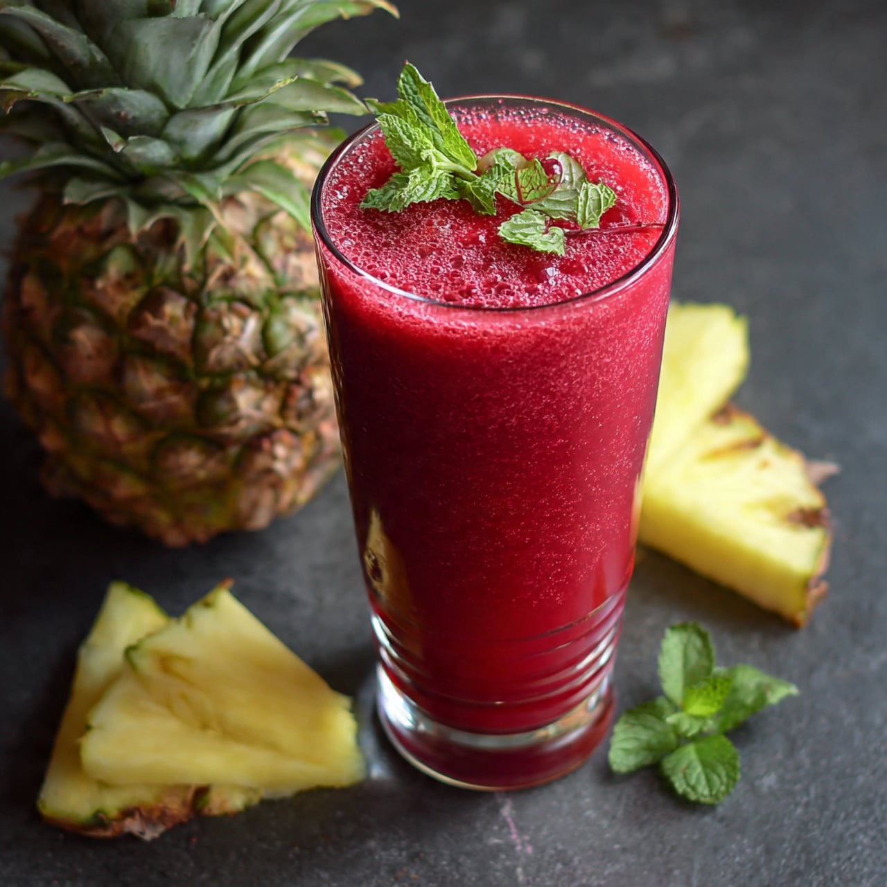 Hibiscus Tea Pineapple Smoothie Recipe