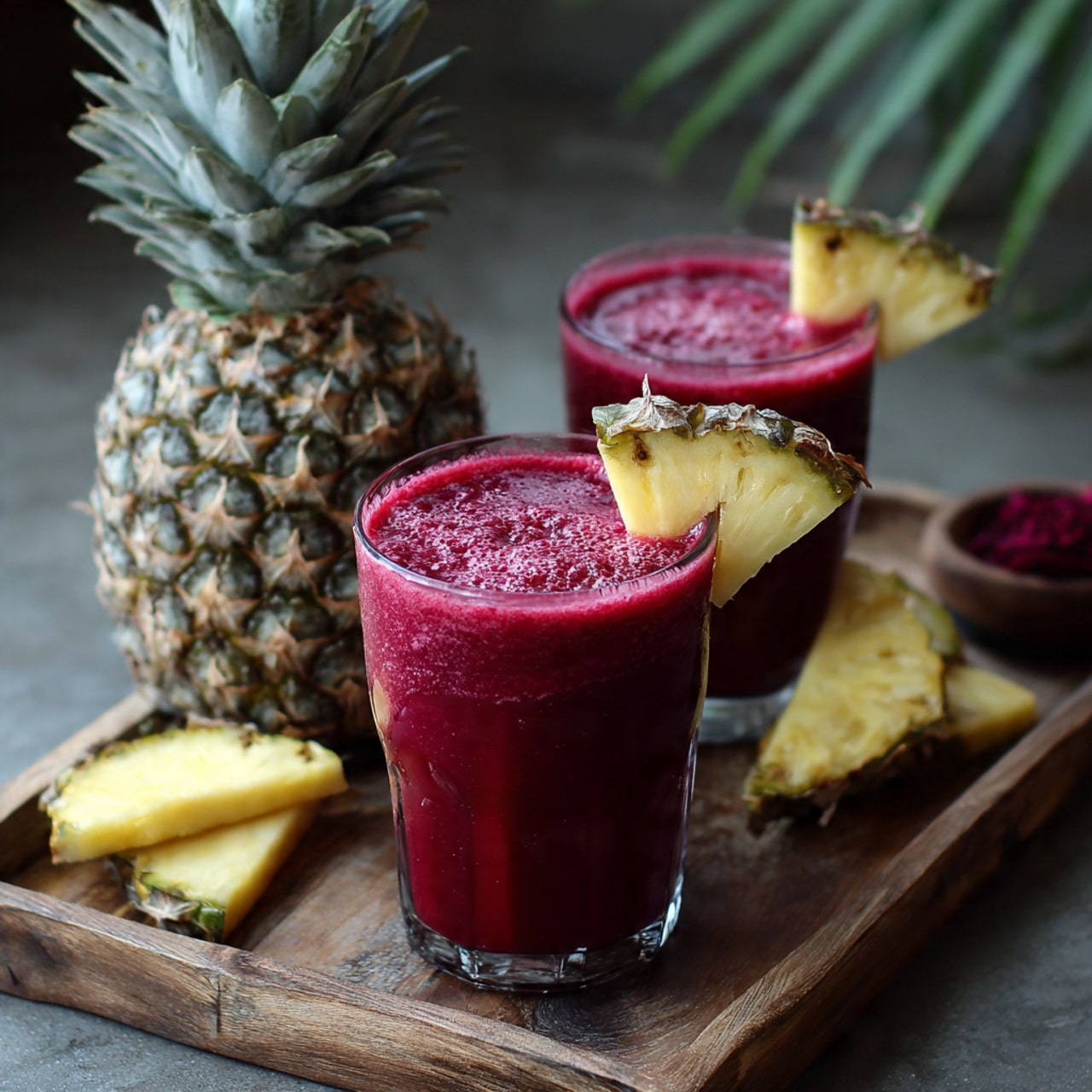 Hibiscus Tea Pineapple Smoothie Recipe