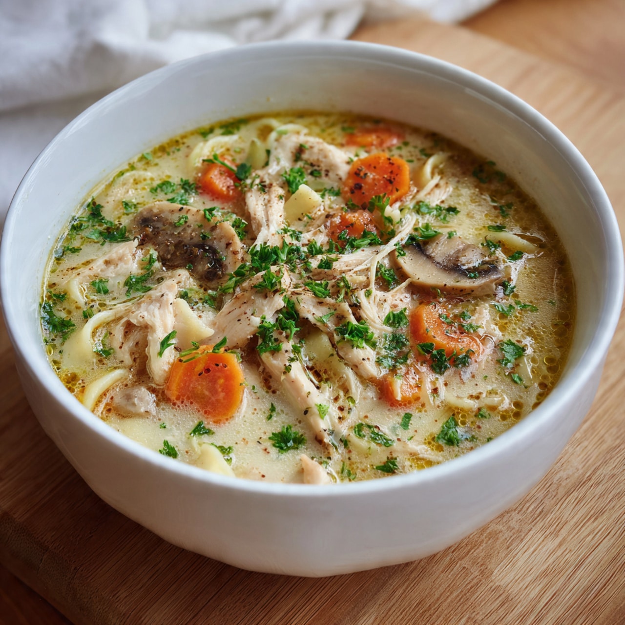 Keto Chicken Noodle Soup Recipe