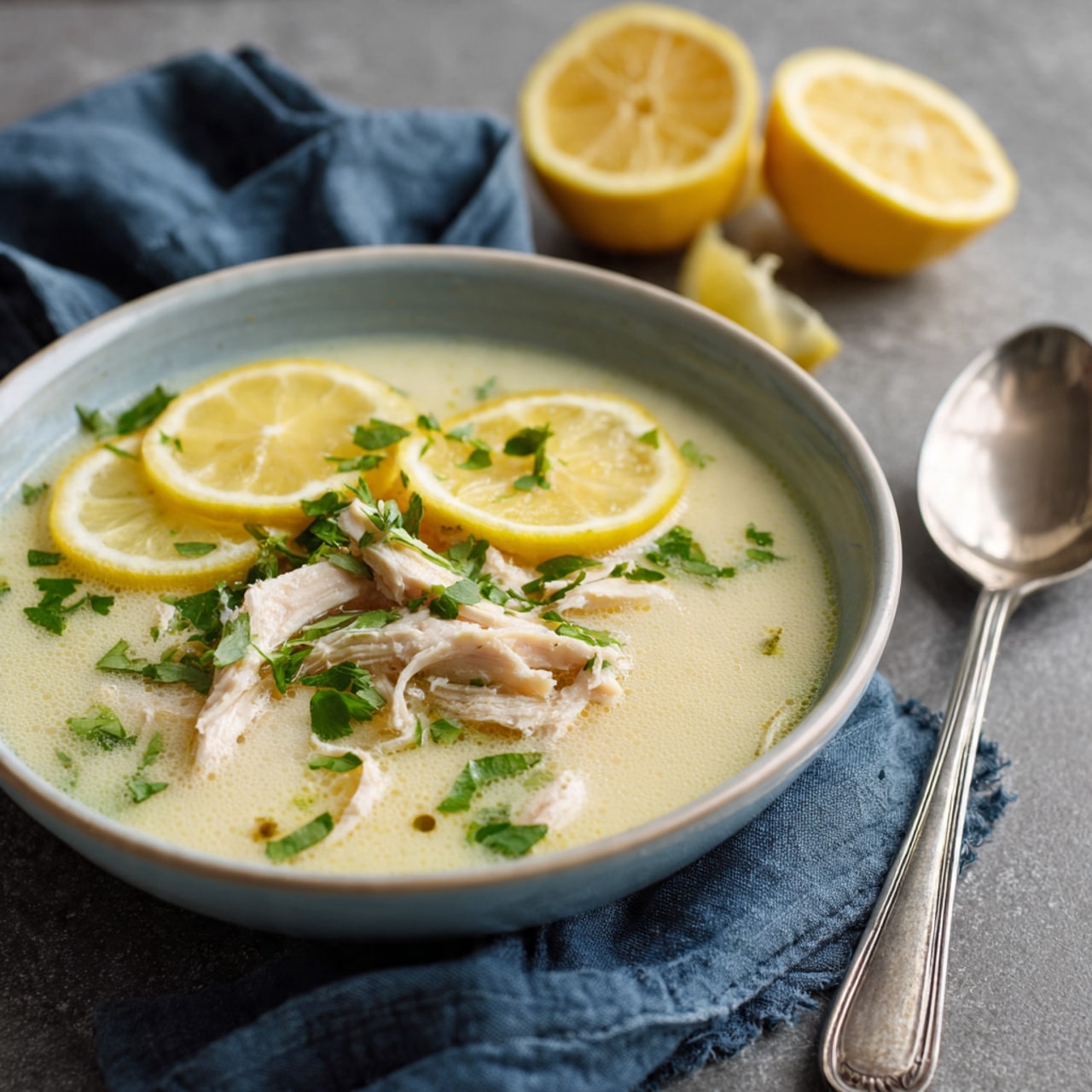 Keto Lemon Chicken Soup (Avgolemono) Recipe