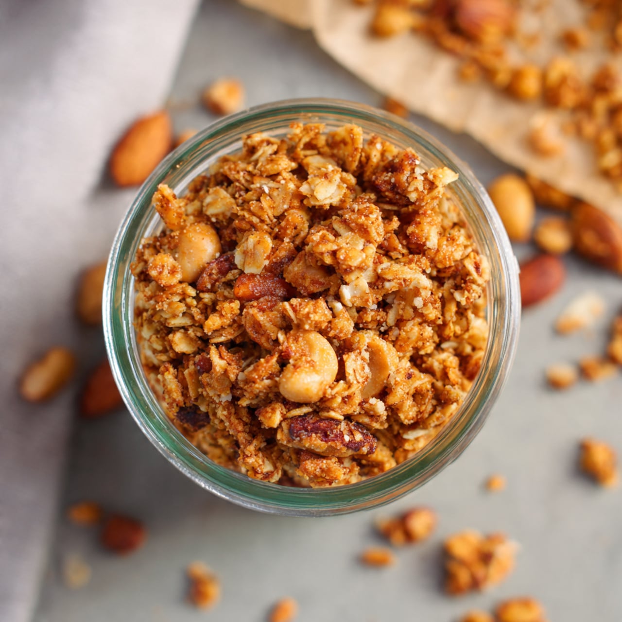 Keto Peanut Butter Granola Recipe
