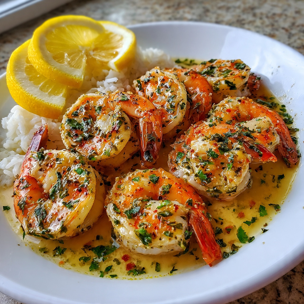Lemon Garlic Butter Shrimp Recipe