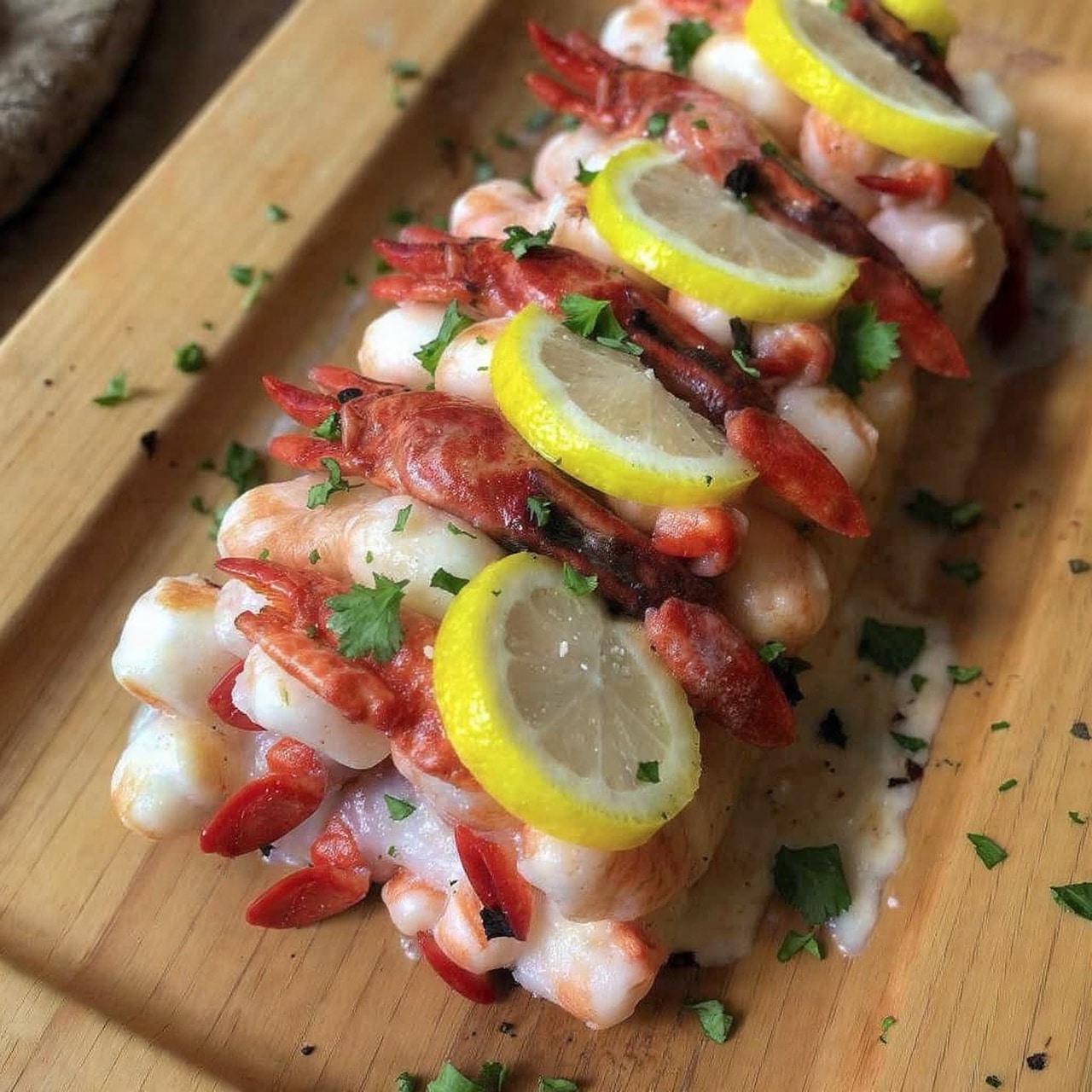 Savory Seafood Yule Log Recipe