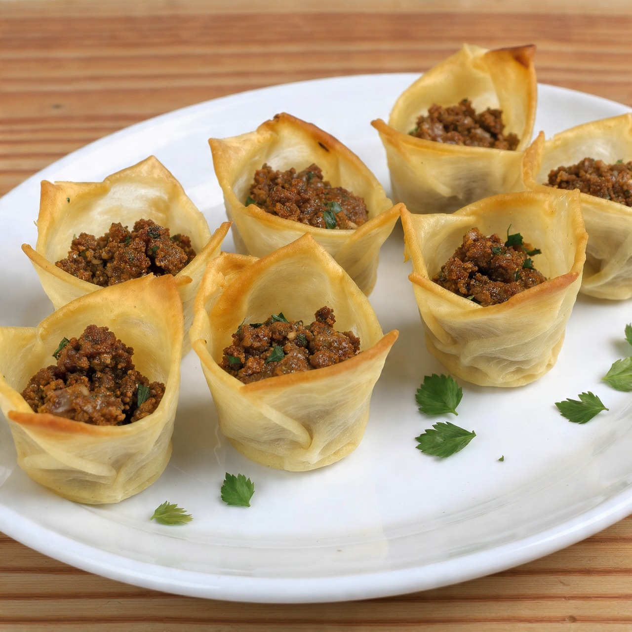 Stuffed Phyllo Cups with Spinach, Feta & Sundried Tomatoes – Elegant Bite-Size Mediterranean Appetizer Recipe