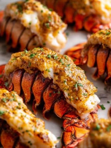 Garlic Butter Baked Lobster Tails Recipe