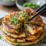 Crispy Korean Pajeon with Vegetables Recipe