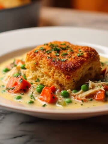 Red Lobster-Style Biscuit Chicken Pot Pie Recipe