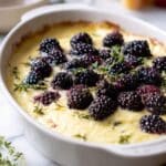 Baked Lemon Ricotta Dip with Blackberries Recipe