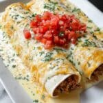 Creamy Queso Chicken Enchiladas for Effortless Family Dinners Recipe