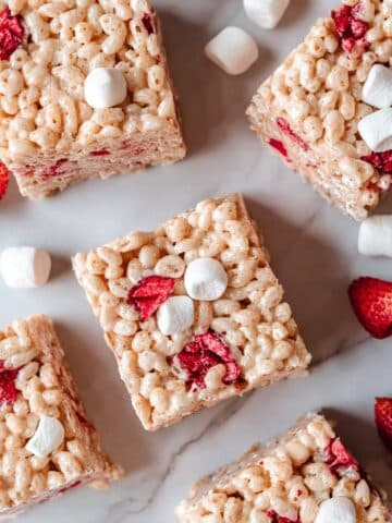 Strawberry Shortcake Rice Krispie Treats Recipe