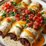 Jalapeño Popper Cheesy Chicken Enchiladas Recipe