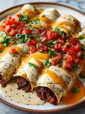 Jalapeño Popper Cheesy Chicken Enchiladas Recipe