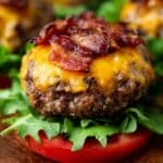 Crack Burgers: Juicy Ground Chuck Burgers with Ranch, Bacon, and Cheddar Recipe