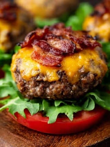 Crack Burgers: Juicy Ground Chuck Burgers with Ranch, Bacon, and Cheddar Recipe