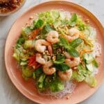 Shrimp Spring Roll Salad with Ginger Dressing Recipe
