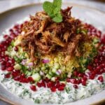 Chicken Shawarma Crispy Rice Salad Recipe