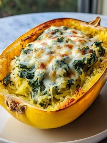 Spinach Artichoke Stuffed Squash Recipe
