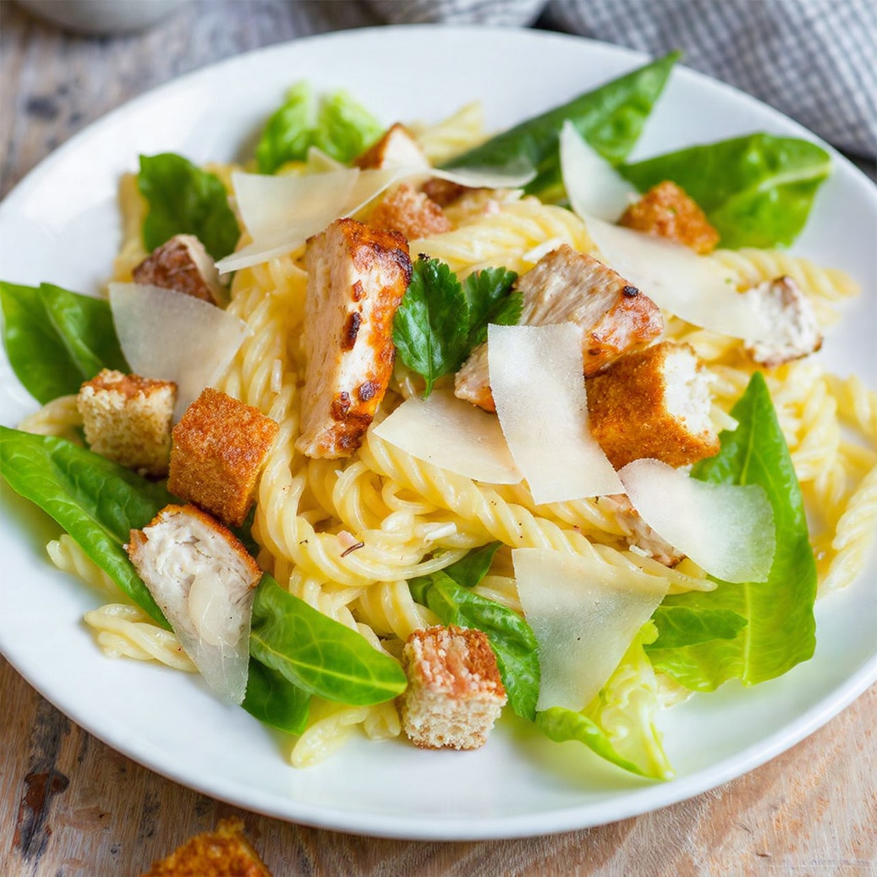 Chicken Caesar Pasta Salad Recipe