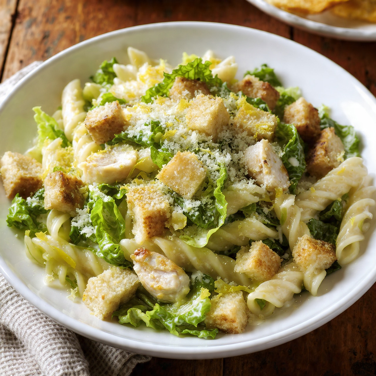 Chicken Caesar Pasta Salad Recipe