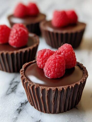 Chocolate Raspberry Cups Pressure Cooker Recipe