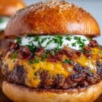 Crack Burgers: Juicy Bacon Cheddar Ranch Cheeseburgers Recipe